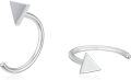 wholesale 14K Gold Arrow Infinity Heart Cross Triangle Huggie Hoop Earrings for Women-0-0