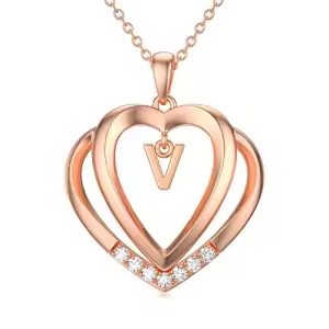 Rose Gold - V Initial