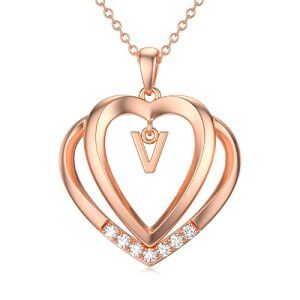Rose Gold - V Initial