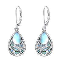 wholesale Black Onyx Earrings 925 Sterling Silver Hummingbird/dragonfly/butterfly/snake/octopus Filigree Dangle Earrings Teardrop Onyx Jewelry Birthday Christmas Gifts For Women -style_name:Dragonfly