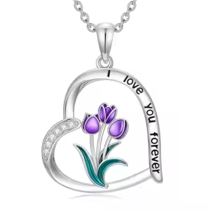 01- Heart Tulip Necklace