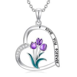 01- Heart Tulip Necklace
