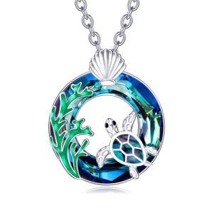 Style 1-Sea Turtle-Blue Crystal