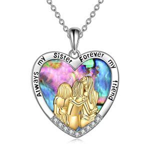 3 Sisters-Yellow Gold-Abalone Shell