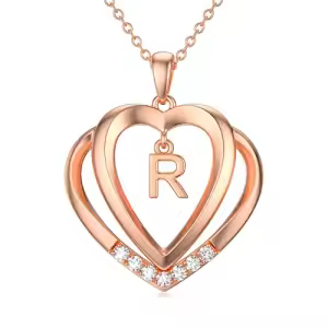 Rose Gold - R Initial