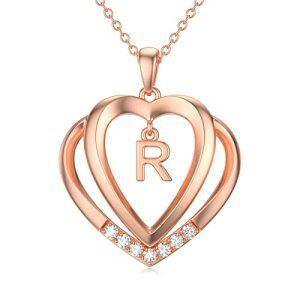 Rose Gold - R Initial