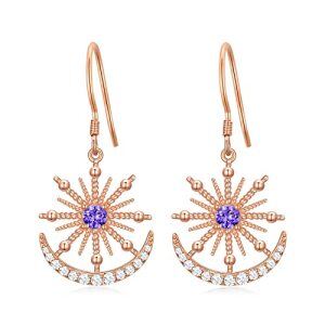 Moon and Star-Purple