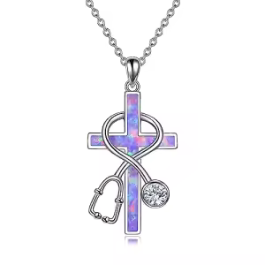 A01-Purple Opal Stethoscope