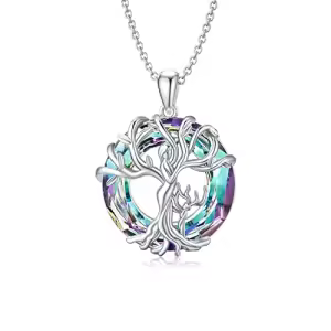 A-Mother and 1 Child-Purple Crystal