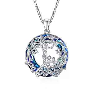 C-Mother and 3 Child-Blue Crystal