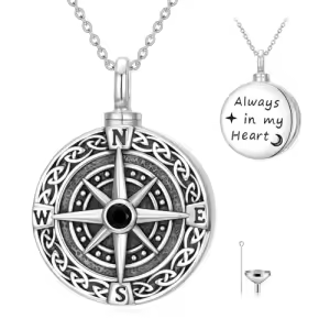 E01-Compass Urn Necklace