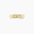 TOUPOP 14K Gold Celtic Men's Wedding Band Ring, Engraved Name Gift-0-1