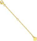 wholesale 14K Gold Adjustable Chain Extender 1 5 2 3 for Necklace Bracelet Anklet-0-0