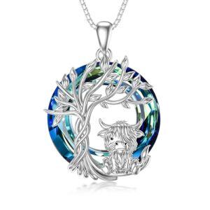 4-Tree of Life and 1 Highland Cow