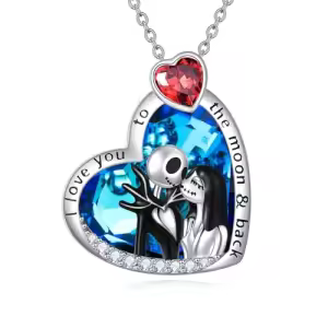 Jack and Sally with Blue Heart Crystal