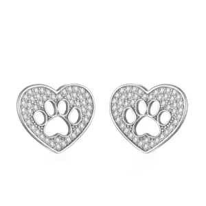 Paw Print Earrings