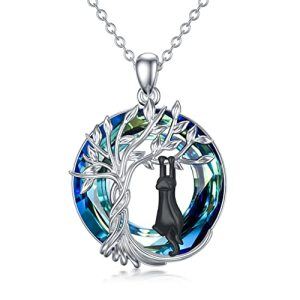 1 Cat(Black)-Blue Crystal-01-D
