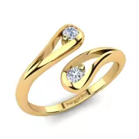 TOUPOP 10k/14k/18k Gold Moissanite Personalized Name Engraved Eternity Wedding Band Ring-style_name:B Moissanite Ring
