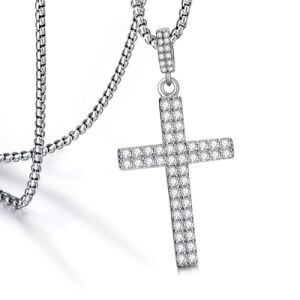 F Cubic Zirconia Cross II