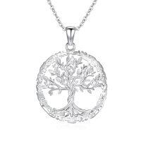 wholesale TOUPOP Tree Of Life Necklace S925 Sterling Silver Tree Of Life Pendant Tree Necklace For Women Men For Anniversary Birthday Tree Of Life Jewelry Family Tree Necklace Gifts For Women Mom Grandma Her Men -style_name:Tree of Life-2