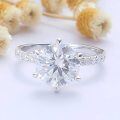wholesale 10K Wedding Ring with Diamond Accent Band-0-12