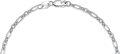 wholesale 925 Sterling Silver Figaro Link Chain Bracelet with Lobster Claw Closure - Made in Italy (Length: 7 Widths Available)-0-1