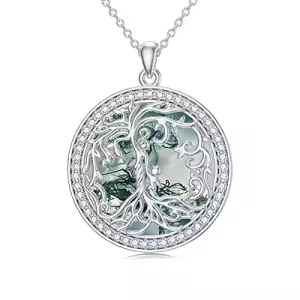 H-Mother and 1 Child-Moss Agate a