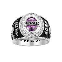 wholesale Personalized 2025 Graduation Gifts Class Of 2025 Rings For Men Women 925 Sterling Silver Customized Birthstone Rings High School University College Ring Mementos Graduation Ring For Him Her -style_name:Class G