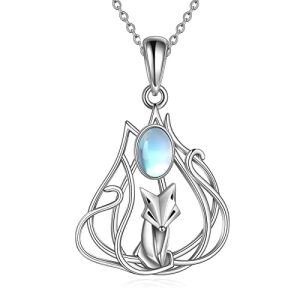 C00-Fox Necklace-moonstone