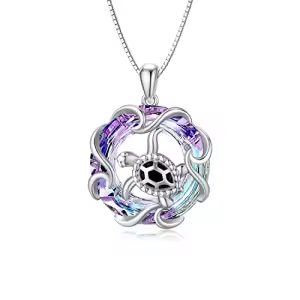 2-Sea Turtle-Purple Crystal