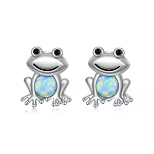 Frog Earrings-A