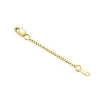 wholesale 10k Gold Extension Chain With Lobster Clasps For Jewelry Making-Style 9 1inch