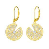 wholesale 925 Sterling Silver Cherry/strawberry/lemon/pineapple/banana Earrings Fruit Earrings Fruit Jewelry Christmas Gifts For Women -style_name:Lemon