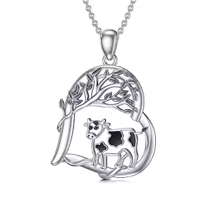 Cow Heart Necklace