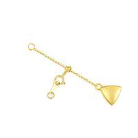 wholesale 18K Gold Nickel-Free Lead-Free Hypoallergenic Jewelry Extender Chain 1-6 Inch Lobster Clasp-6inch