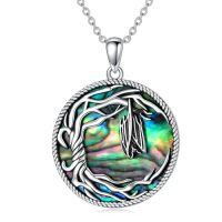 wholesale Cross Necklace For Women Men 925 Sterling Silver Cross Pendant Christian Jewelry Christmas Gifts -style_name:Bat Necklace-A