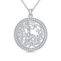 wholesale TOUPOP Christmas Gifts For Mom, Mothers And Daughter/son Necklace, 925 Sterling Silver Tree Of Life Crystal Jewelry Birthday Gifts For Women Mother Grandma Wife -color_name:I-Mother and 5 Child-Cubic Zirconia