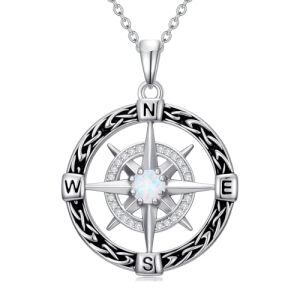 3-Compass Necklace(Oxidation)