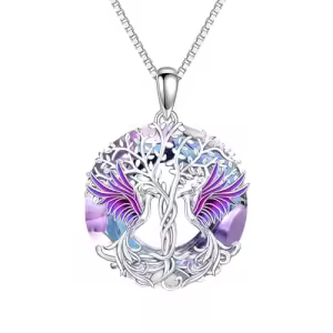 Two Phoenixes-Purple Crystal