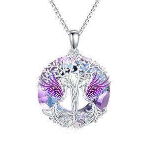 Two Phoenixes-Purple Crystal