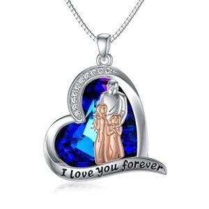 Dad and 2 Daughter Necklace-A