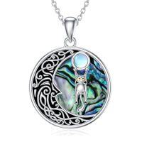 wholesale Animal Necklace 925 Sterling Silver Animal Pendant Women Jewelry Christmas Gifts For Women -style_name:Cat