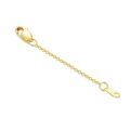wholesale 10k Gold Extension Chain With Lobster Clasps For Jewelry Making-0-16