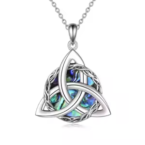 1-Celtic Knot Necklace(Abalone)