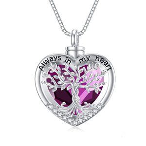 B-Heart Tree of Life-Purple Crystal