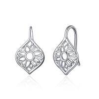 wholesale TOUPOP Sunflower/daisy Leverback Earrings Sterling Silver Flower Dangle Drop Earrings Jewelry For Women Christmas Birthday Gifts -style_name:01-Leverback-Sunflower