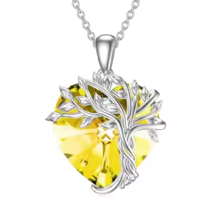 Heart-11-Yellow Citrine Crystal