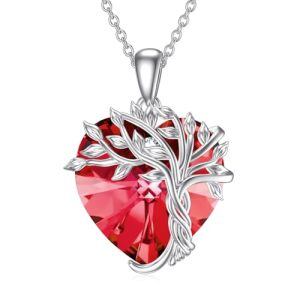 Heart-07-Red Ruby Crystal