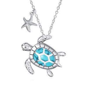 A-Turquoise Seaturtle Necklace