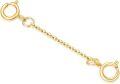 wholesale 14K Solid Gold Jewelry Extender Chain - Hypoallergenic, Lead-Free, Highly Polished for Sensitive Skin, Durable Adjustable Necklace/Bracelet Extender-0-0